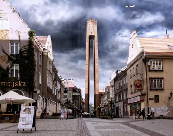 OLSZTYŃSKA WYSOKA BRAMA...W KOŃCU NAPRAWDĘ W PEŁNI WYSOKA...